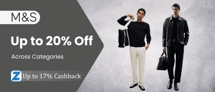 Get cashback on M&S