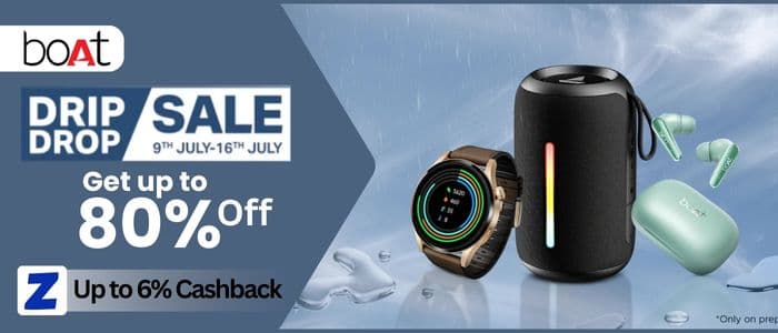 boAt Mega Sale is On – Up to 80% Off + 6% Zokera Cashback