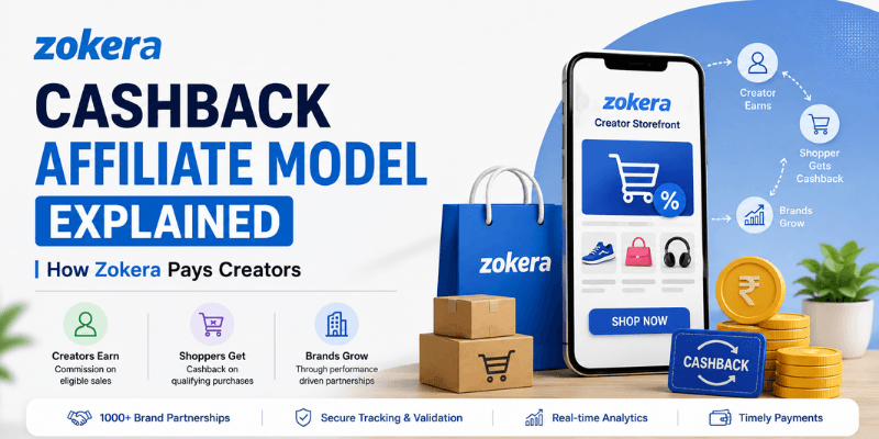 Cashback Affiliate Model Explained: How Zokera Pays Creators