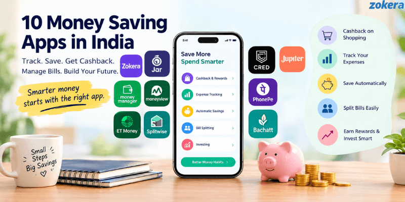 10 Money Saving Apps in India to Reduce Monthly Expenses