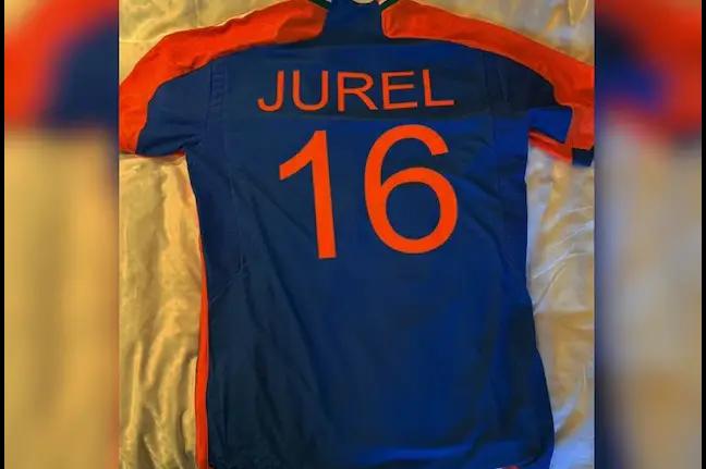 Dhruv Jurel's Emotional Tribute to His Father as He Showcases His India Jersey for Zimbabwe Tour