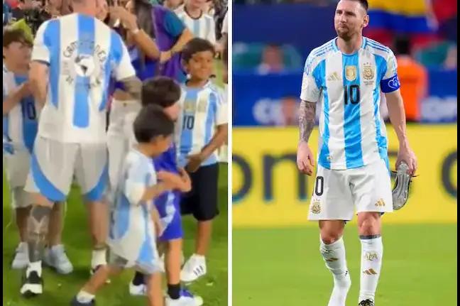 Antonela Roccuzzo's Concern for Lionel Messi's Ankle Injury After Copa America Final | VIDEO