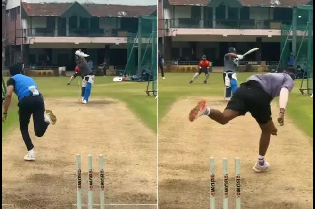 KL Rahul Displays Power-Hitting Skills in Nets Before Sri Lanka ODI Series