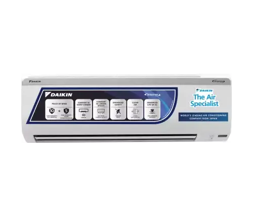 Daikin 2023 Model 1.5 Ton 5 Star Split Inverter AC with PM 2.5 Filter