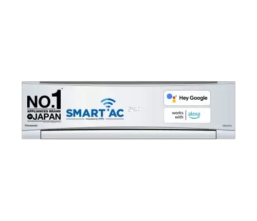 Panasonic Convertible 7-in-1 with Additional AI Mode Cooling 2023 Model 1.5 Ton 5 Star Split Inverter with 4 Way Swing, PM 0.1 Air Purification Filter AC with Wi-fi Connect 