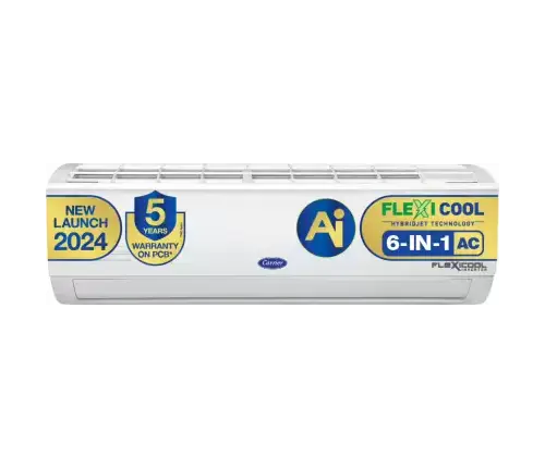 CARRIER AI Flexicool Convertible 6-in-1 Cooling 2 Ton 3 Star Split Inverter