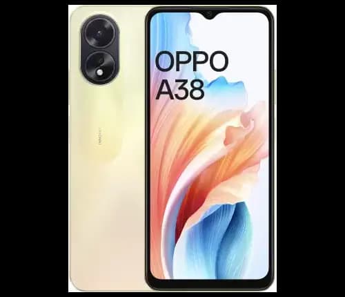 OPPO A38 (Glowing Gold, 4 GB RAM, 128 GB ROM) 