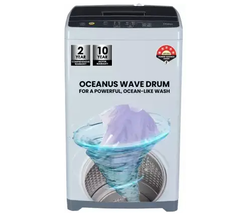Haier 7 kg 5 Star Oceanus Wave Drum Washing Machine Fully Automatic Top Load