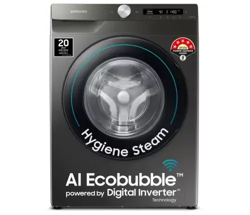 SAMSUNG 9 kg 5 Star, Eco Bubble Technology, AI Control , Wi-Fi Enabled 