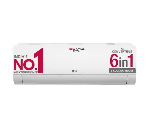 LG AI Convertible 6-in-1 Cooling 2024 Model 1 Ton 5 Star Split Inverter 
