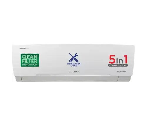 Lloyd 2023 Model 1.5 Ton 5 Star Split Inverter AC 