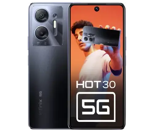 nfinix HOT 30 5G (Knight Black, 8 GB RAM, 128 GB) 