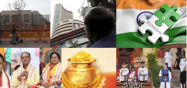 Business News:  India's Economic Growth, Stock Market Highs, Modi 3.0 Agenda, Gold Trends, Parliamentary Session