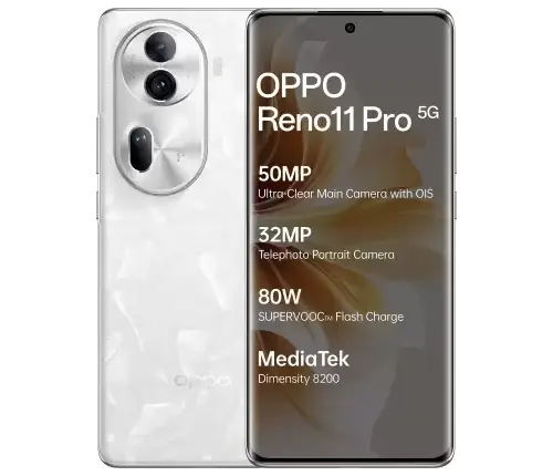 OPPO Reno11 Pro 5G (Pearl White, 12 GB RAM, 256 GB ROM)