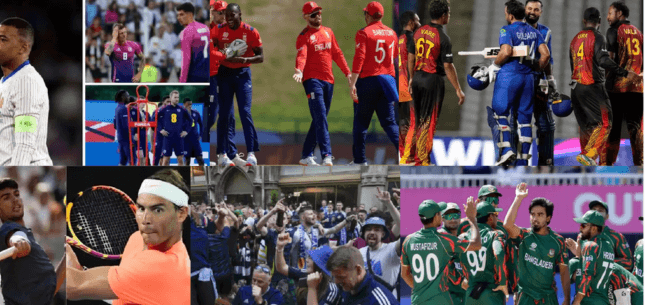 Sports News:  Afghanistan Secures T20 Super Eight Spot; England and Bangladesh Triumph, Nadal Joins Alcaraz for Paris Olympics