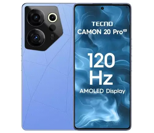 Tecno Camon 20s Pro 5G (Serenity Blue, 8 GB RAM, 128 GB ROM)