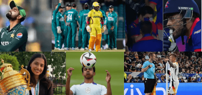 Sports News: T20 World Cup Upsets and Euro 2024 Insights: Nepal's Near-Historic Win, New Zealand's Domination, USA's Qualification, and Football's Rising Stars