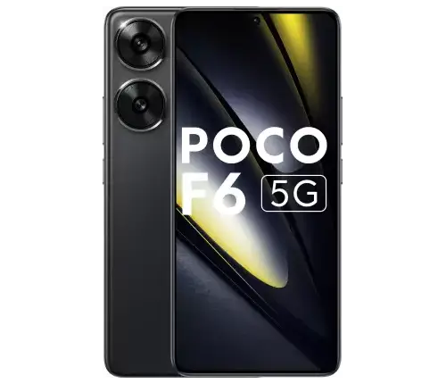 POCO F6 5G (Black, 12 GB RAM, 256 GB ROM)