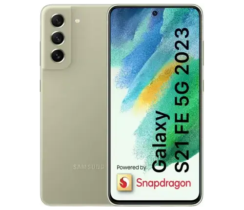 Samsung Galaxy S21 FE 5G with Snapdragon 888 (Olive, 8 GB RAM, 256 GB ROM