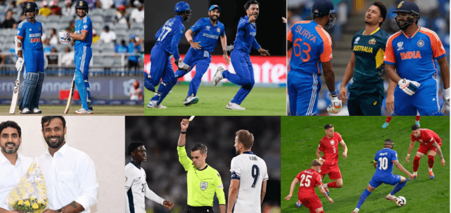 Sports News: Cricket Controversies and Sporting Achievements: World Cup Drama, India's T20 Squad, and Euro 2024 Draw