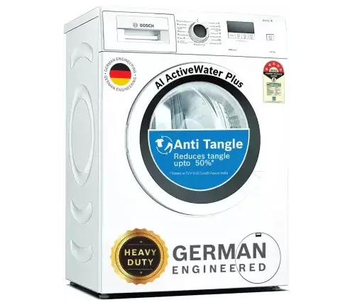 BOSCH 6.5 kg Drive Motor, Anti Tangle, Anti Vibration Fully Automatic Front Load Washing Machine