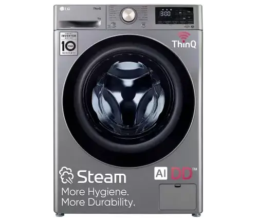 LG 11 kg with Wi-Fi Enabled,AI Direct Drive Technolog Fully Automatic Front Load Washing Machine Silver