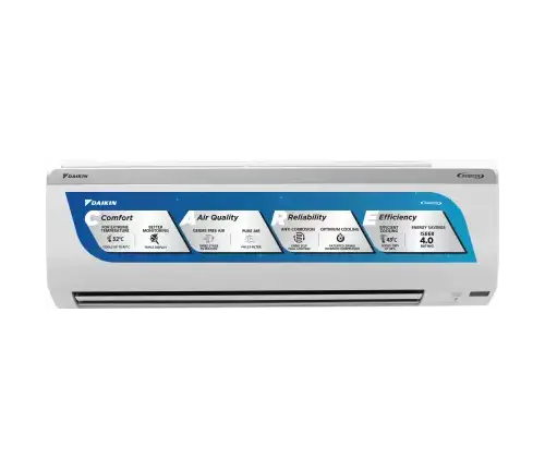 Daikin 2023 Model 1 Ton 3 Star Split Inverter AC with PM 2.5 Filter - White