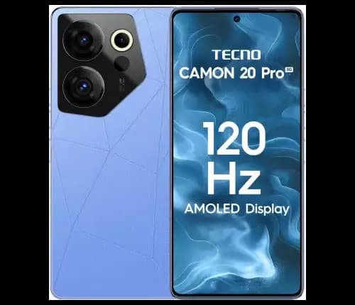 Tecno Camon 20 Pro (Serenity Blue, 8 GB RAM,  256 GB ROM)