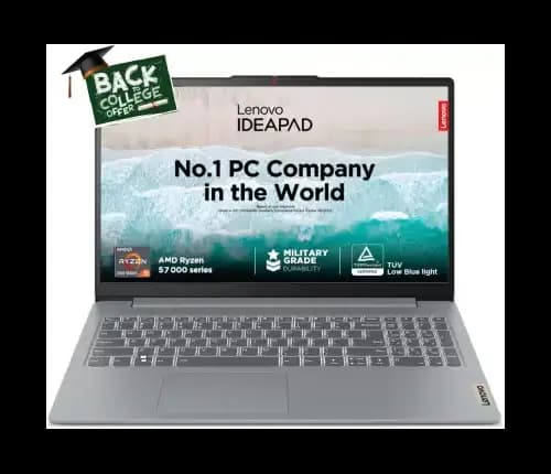 Lenovo IdeaPad Slim 3 AMD Ryzen 5 Quad Core 7520U 