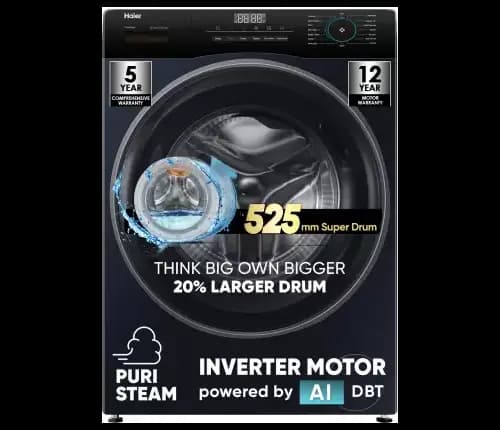 Haier 8 Kg Frontload with 525 Super drum