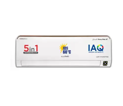 Lloyd 1.5 Ton 5 Star Split Inverter AC with Wi-fi Connect - White