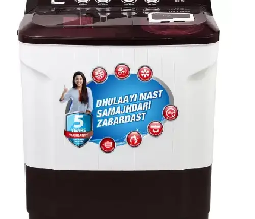 Intex 8 kg With Magic Filter Semi Automatic Top Load Washing Machine 