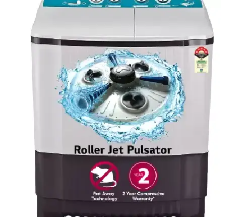 LG 6 Kg 5 Star Anti Rust Semi-Automatic Top Loading Washing Machine