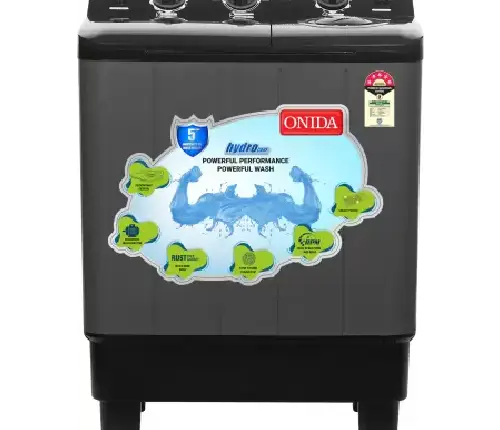 ONIDA 7 kg Semi Automatic Top Load Grey