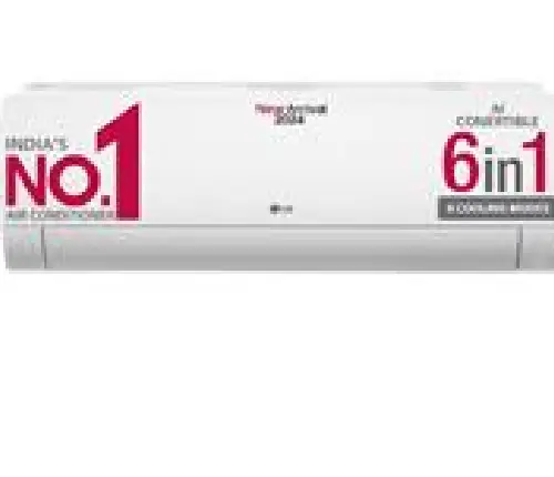 LG AI Convertible 6 in 1 Split 1 Ton 5 Star AI DUAL Inverter AC