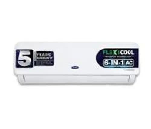 Carrier Durawhite PRO+ Exi 1 Ton (3 Star-Inverter) Split AC with HD Filter 6-in-1 Flexicool Technology