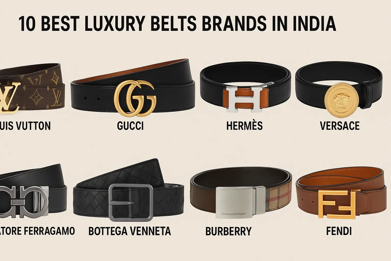 10 Best Luxury  belts brand in India to Elevate Your Style - 2025 