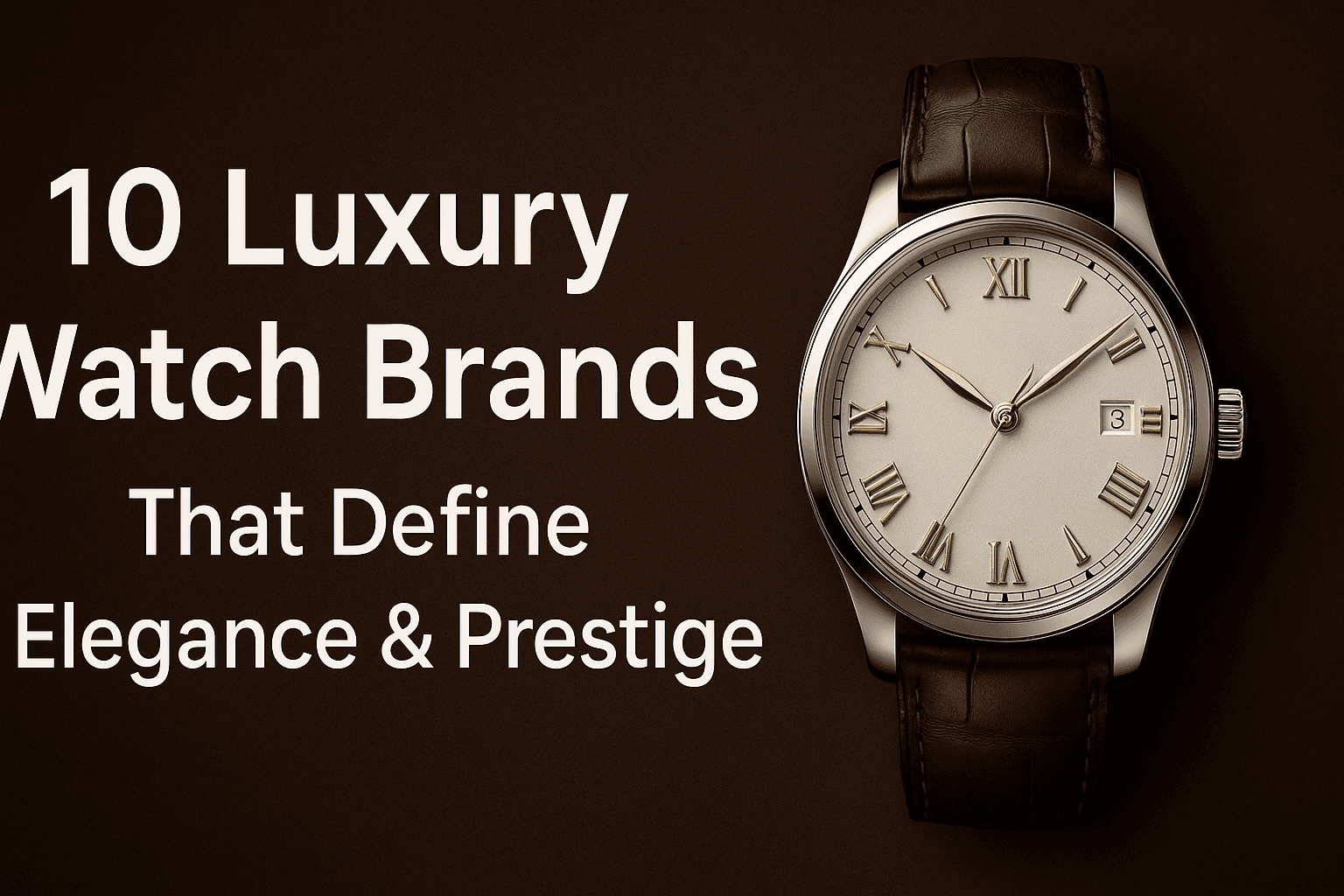 10 Luxury Watch Brands That Define Elegance & Prestige