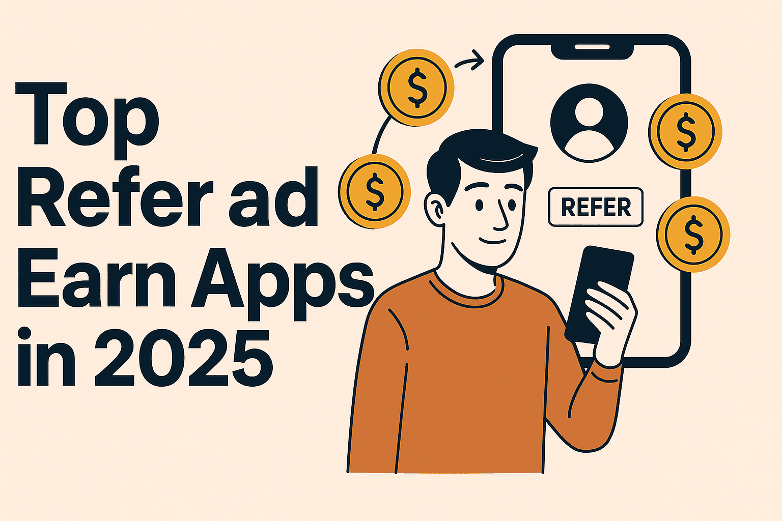 Top Refer and Earn Apps in 2025 – Earn Smartly with Every Referral