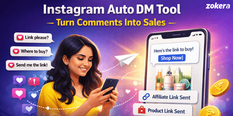 Zokera Auto-DM: Turn Every Instagram Comment Into a Sale