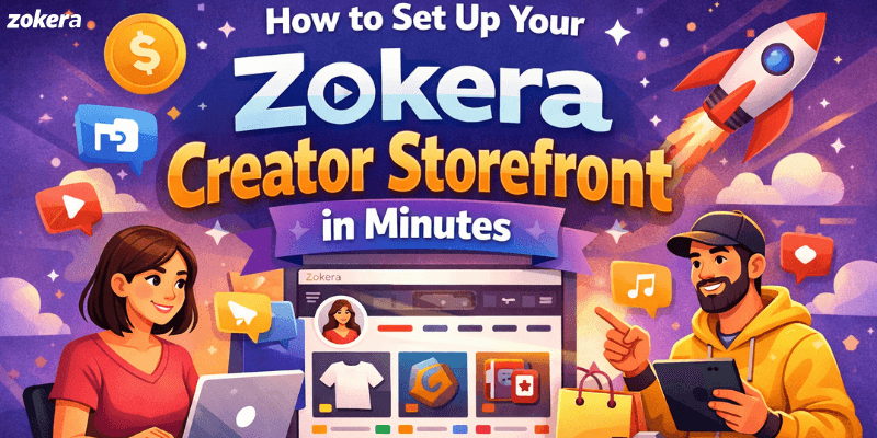 How to Set Up Your Zokera Creator Storefront in Minutes