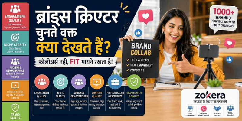 ब्रांड्स क्रिएटर चुनते वक्त क्या देखते हैं? (2026 गाइड)