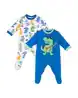 Buy CHICCO Pack of 2 Printed Rompers wit... Online | Ajio.com
