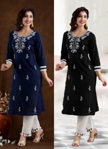 sisto Women Embroidered Kurta