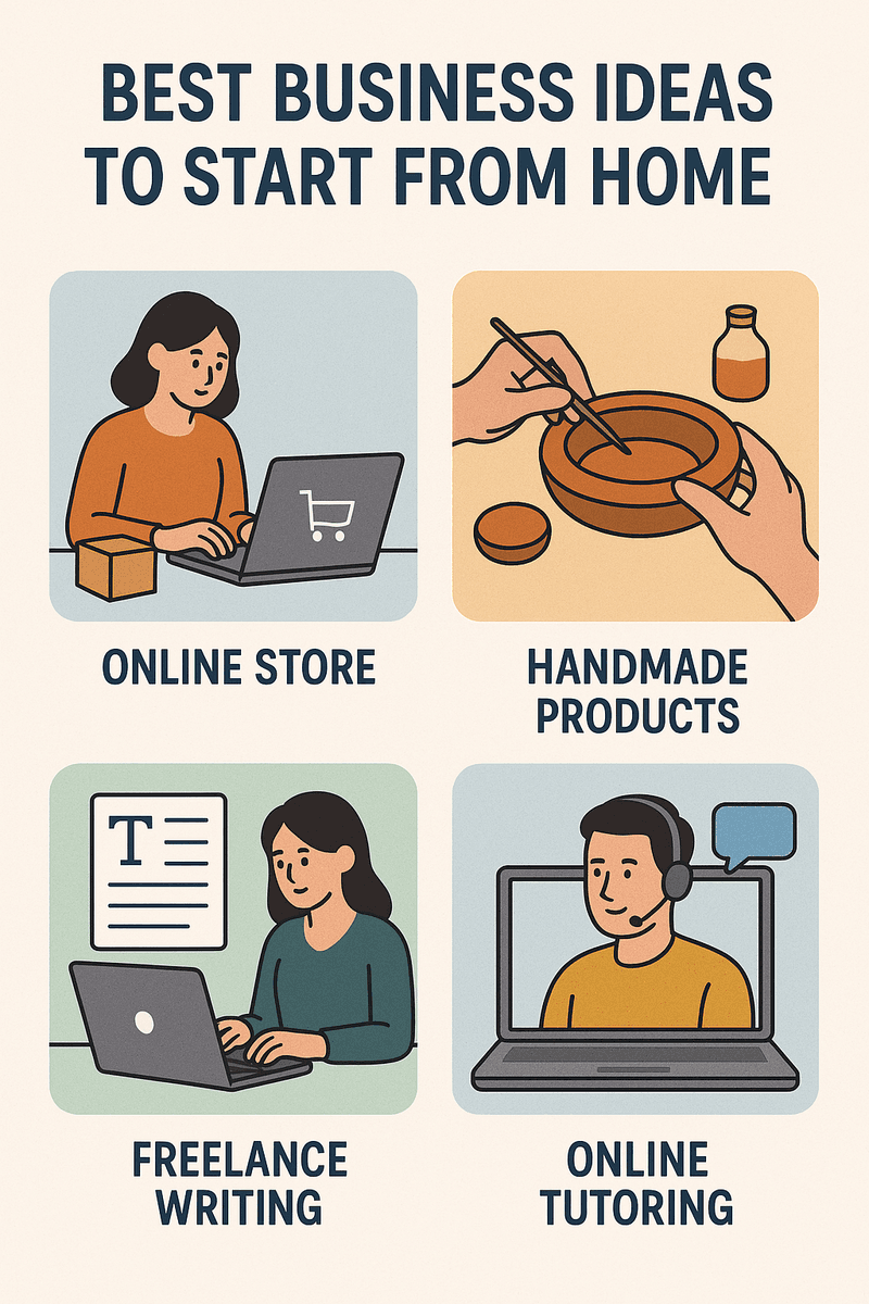 15 Best Business Ideas to Start from Home in India (2025)