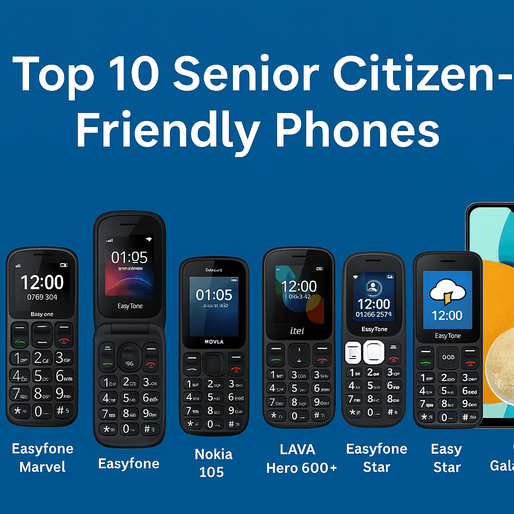 Top 10 Senior Citizen-Friendly Phones That Are Easy, Reliable & Affordable in 2025