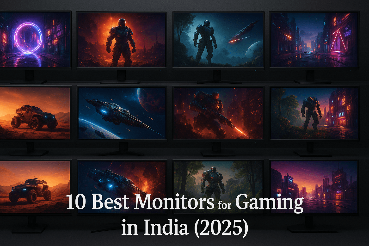 10 Best Monitors for Gaming in India (2025)