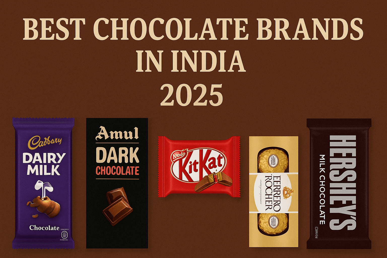 Best Chocolate Brands in India (2025) – Discover Irresistible Treats for Every Mood