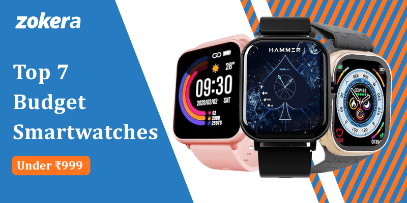 Top 7 Budget Smartwatches Under ₹999 – Battery, Features, Build Comparison (2025)