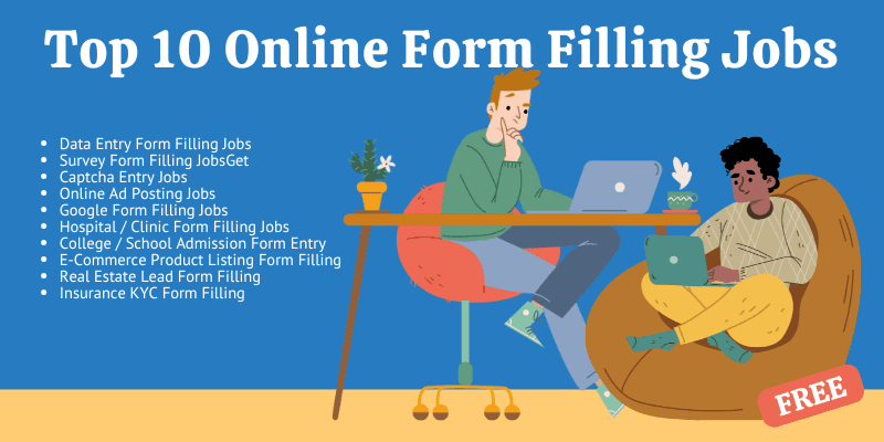 Top 10 Online Form Filling Jobs Without Investment 2025 (Genuine Work From Home Guide)